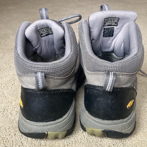 KEEN Dry Verdi II Mid Men’s Size 10 Grey Leather Mesh Waterproof Hiking Boots - Picture 2 of 6